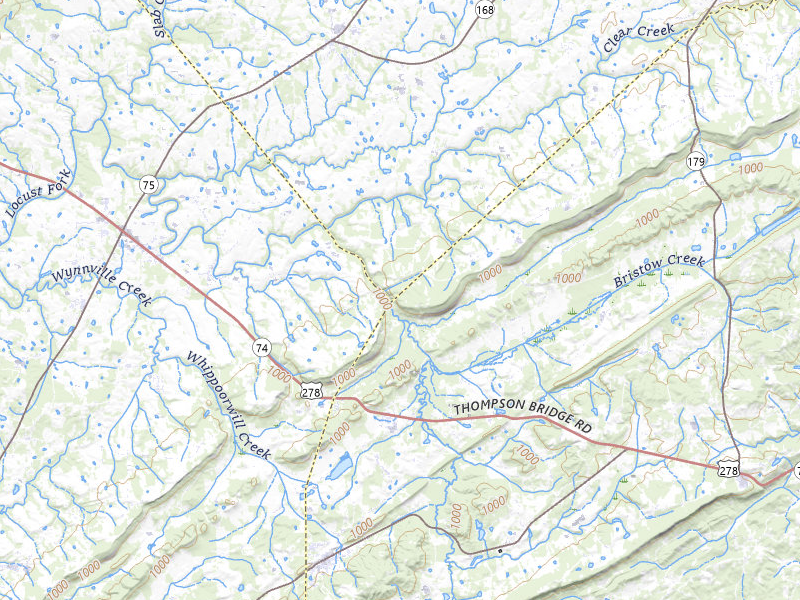 Radar-estimated hail-size map of the storm over Boaz, AL on Jul 1, 2026