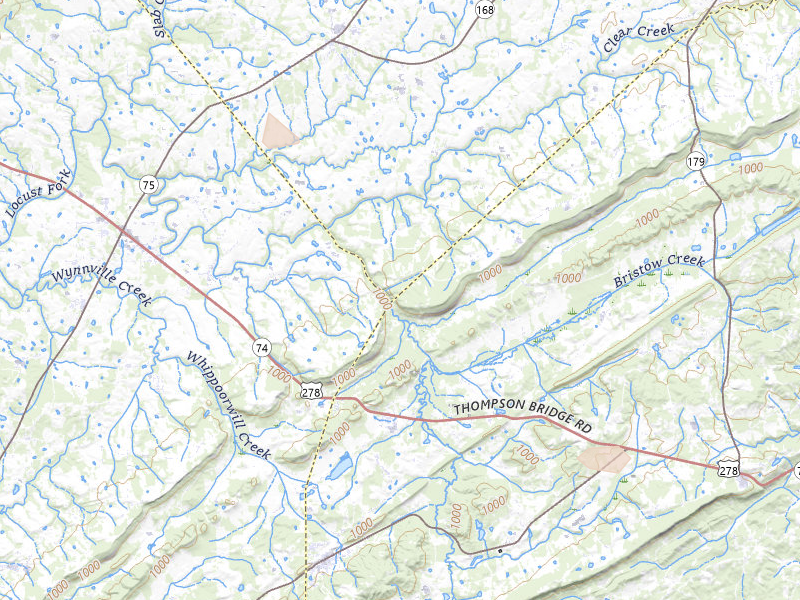 Radar-estimated hail-size map of the storm over Boaz, AL on Jul 2, 2026