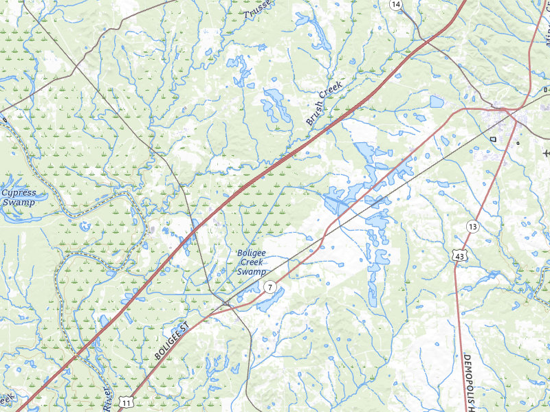 NEXRAD radar-signature map of the hail storm over Boligee, AL on Aug 20, 2026