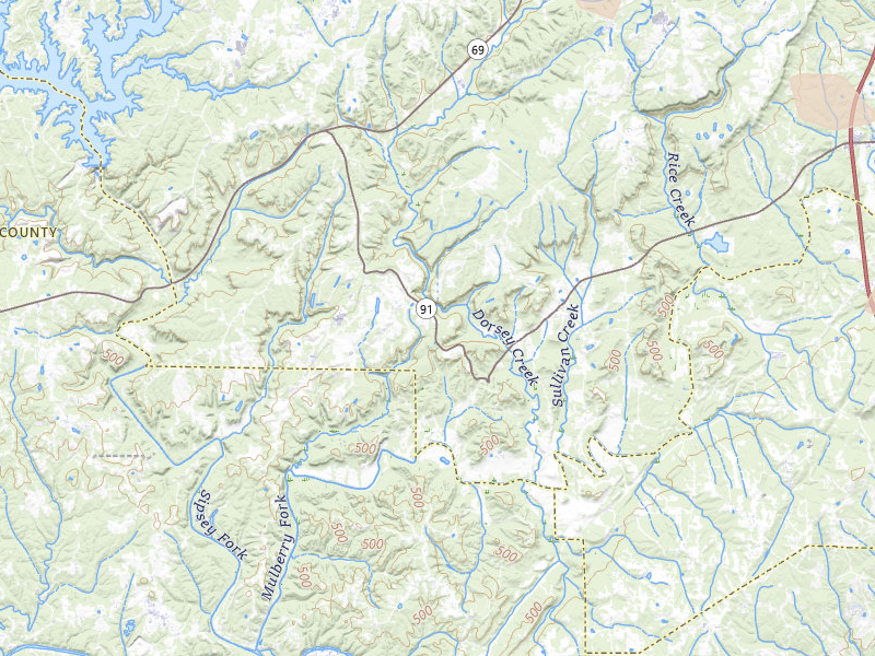 Radar-estimated hail-size map of the storm over Bremen, AL on Jul 1, 2026