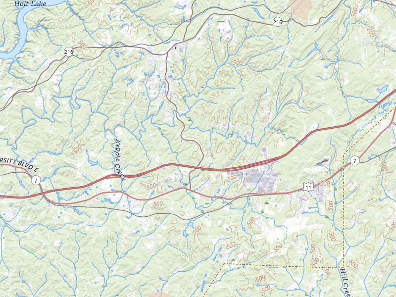 Radar-estimated hail-size map of the storm over Brookwood, AL on Jun 1, 2026