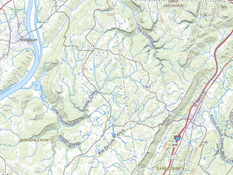 NEXRAD radar-signature map of the hail storm over Bryant, AL on Aug 6, 2026