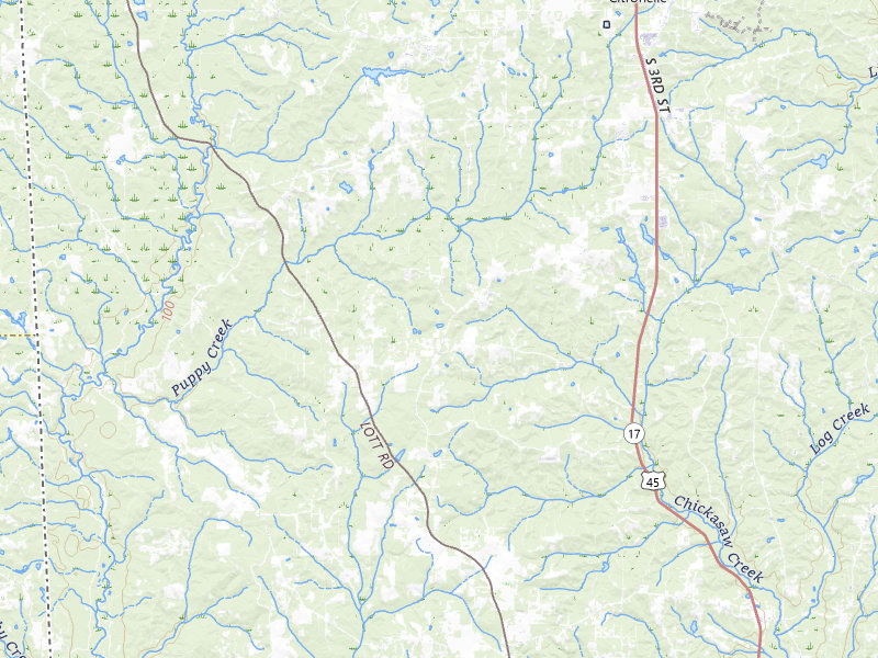NEXRAD radar-signature map of the hail storm over Chunchula, AL on Jul 5, 2026