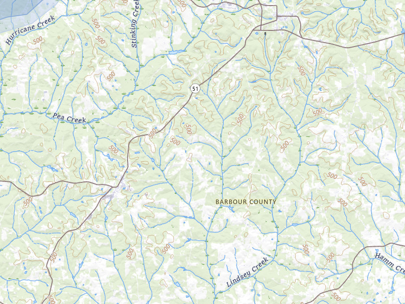 NEXRAD radar-signature map of the hail storm over Clayton, AL on Jul 5, 2026