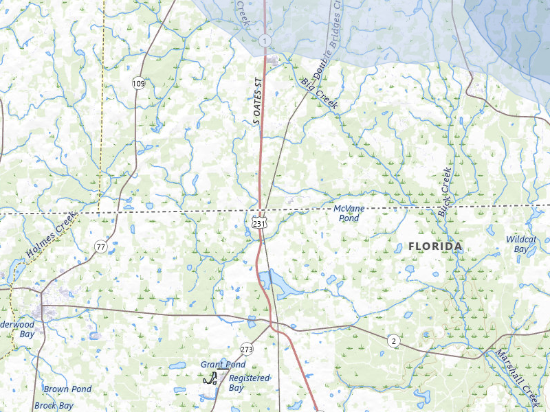 NEXRAD radar-signature map of the hail over Cottonwood, AL