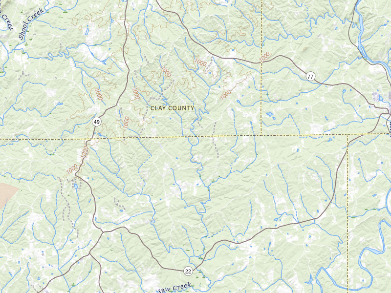 Radar-estimated hail-size map of the storm over Daviston, AL on Jul 9, 2026