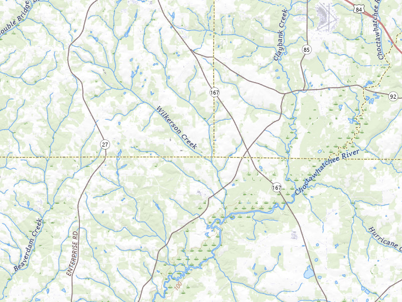 NEXRAD radar-signature map of the hail storm over Enterprise, AL on Jun 30, 2026