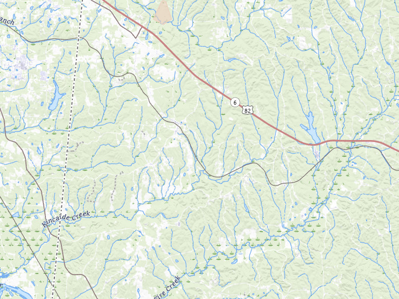 Radar-estimated hail-size map of the storm over Ethelsville, AL on Apr 28, 2026