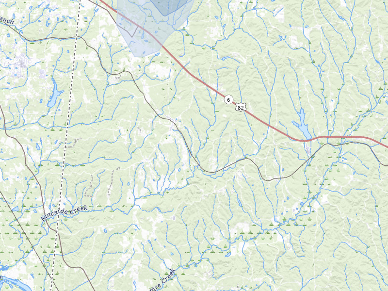 NEXRAD radar-signature map of the hail storm over Ethelsville, AL on Jul 3, 2026