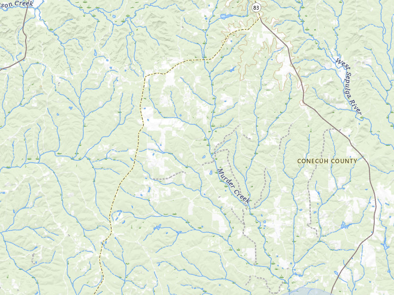 NEXRAD radar-signature map of the hail storm over Evergreen, AL on Sep 4, 2026
