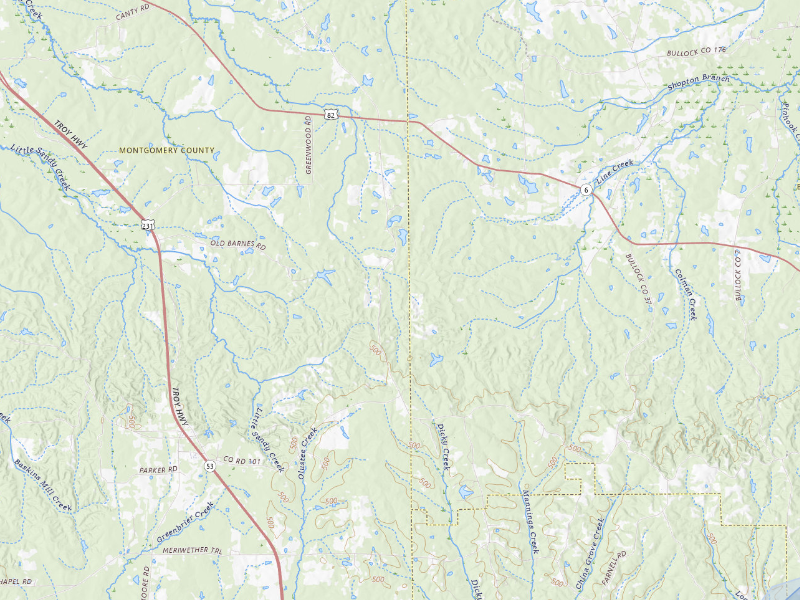 NEXRAD radar-signature map of the hail storm over Fitzpatrick, AL on Sep 6, 2026