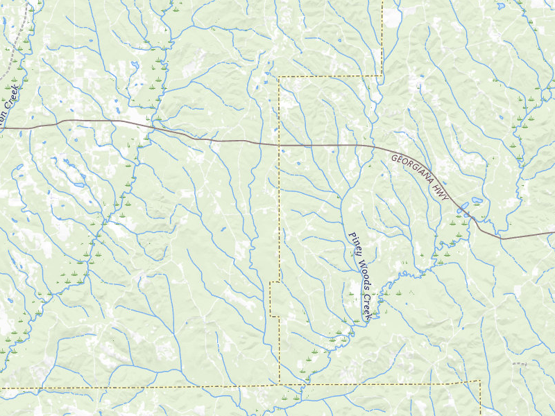 NEXRAD radar-signature map of the hail storm over Greenville, AL on Jun 9, 2026