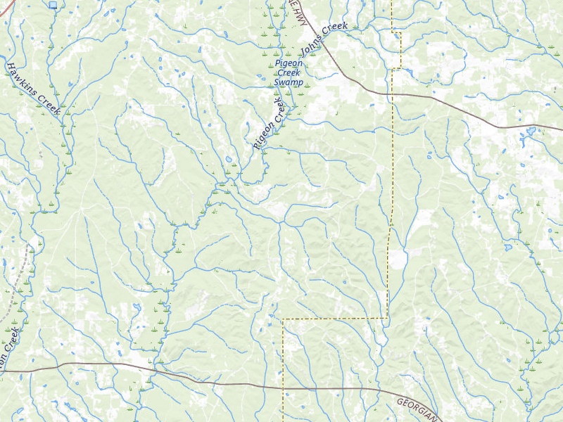 NEXRAD radar-signature map of the hail storm over Greenville, AL on Aug 9, 2026