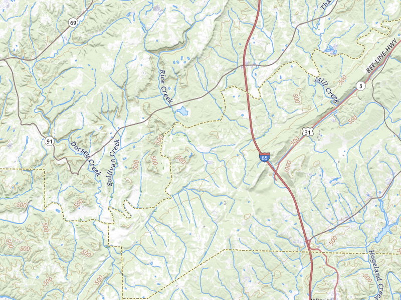 NEXRAD radar-signature map of the hail storm over Hayden, AL on Jul 5, 2026