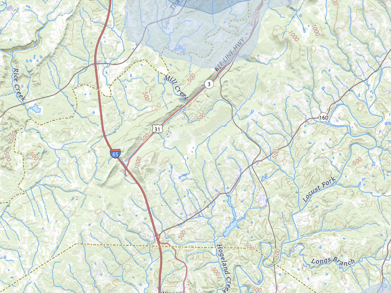 NEXRAD radar-signature map of the hail storm over Hayden, AL on Aug 20, 2026