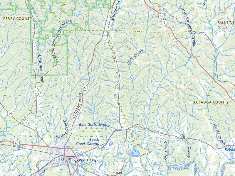 Radar-estimated hail-size map of the storm over Jones, AL on Jul 2, 2026