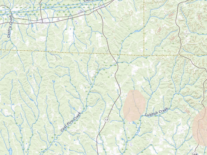 Radar-estimated hail-size map of the storm over Kennedy, AL on Jul 9, 2026