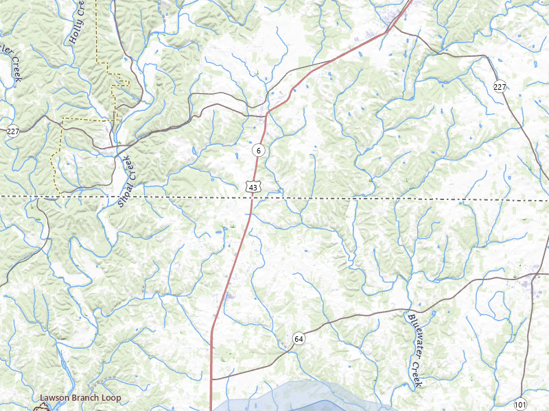 NEXRAD radar-signature map of the hail over Killen, AL