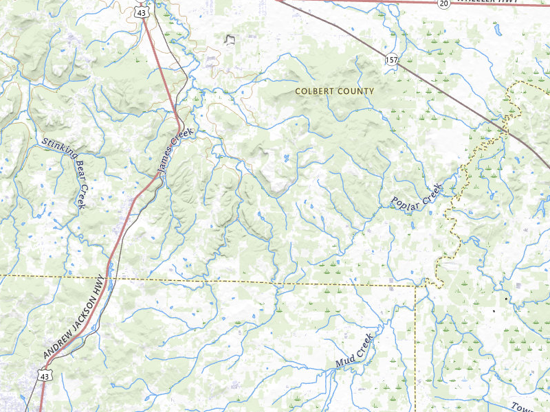 NEXRAD radar-signature map of the hail storm over Leighton, AL on Aug 8, 2026