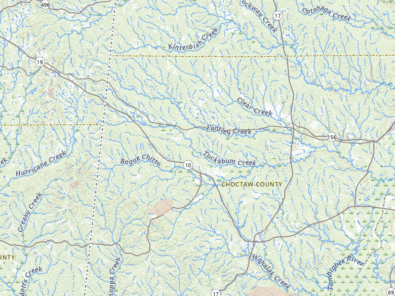Radar-estimated hail-size map of the storm over Lisman, AL on Jul 30, 2026