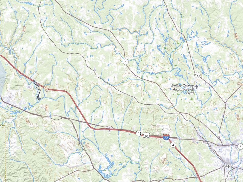 NEXRAD radar-signature map of the hail storm over Nauvoo, AL on Aug 26, 2026