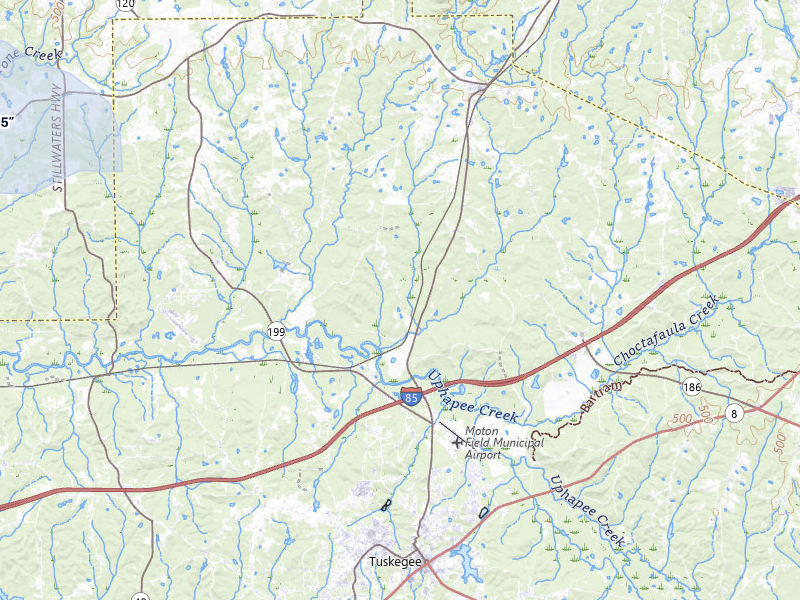 NEXRAD radar-signature map of the hail storm over Notasulga, AL on Jul 1, 2026