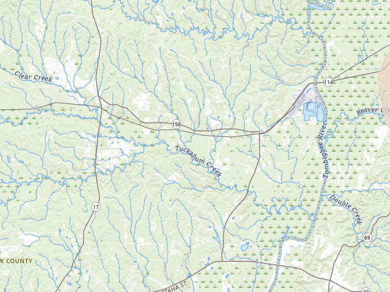 Radar-estimated hail-size map of the storm over Pennington, AL on Jul 29, 2026