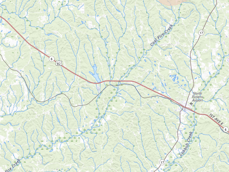 Radar-estimated hail-size map of the storm over Reform, AL on Jul 4, 2026