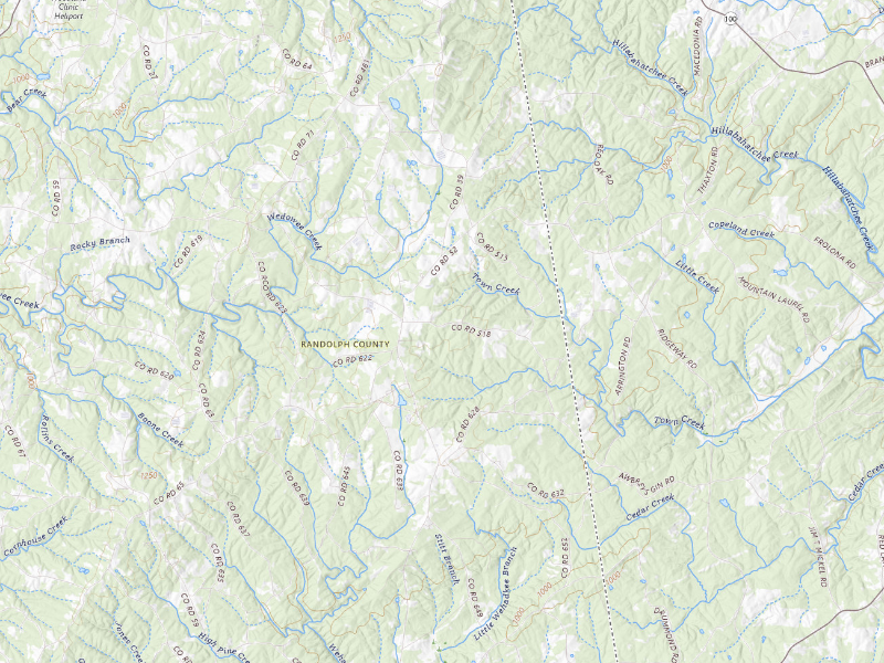 NEXRAD radar-signature map of the hail storm over Roanoke, AL on Sep 6, 2026