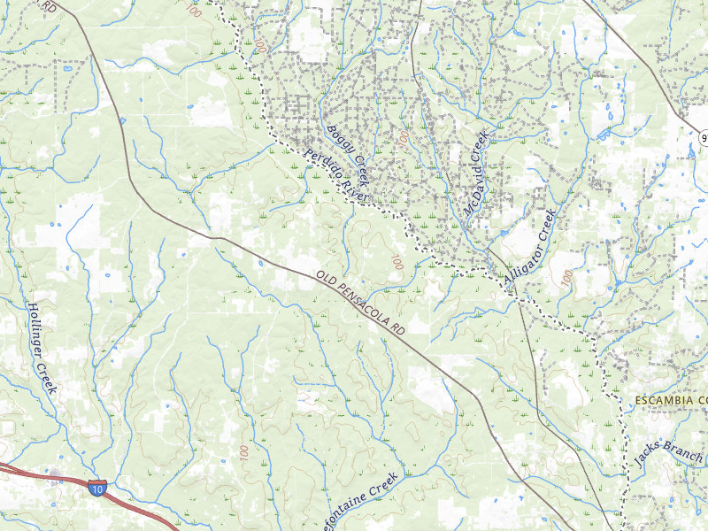 Radar-estimated hail-size map of the storm over Robertsdale, AL on Jun 24, 2026