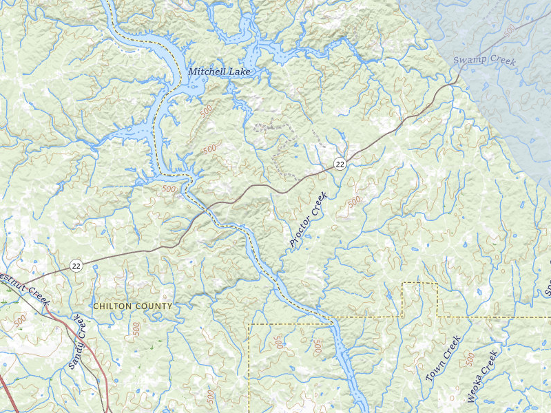 NEXRAD radar-signature map of the hail storm over Rockford, AL on Jun 1, 2026