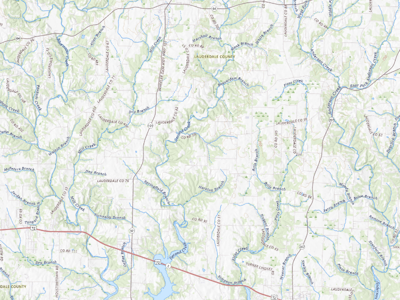 NEXRAD radar-signature map of the hail storm over Rogersville, AL on Sep 21, 2026