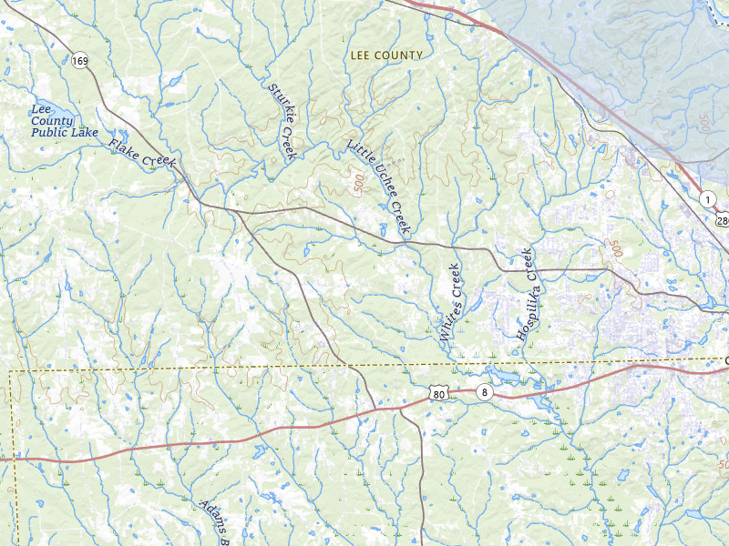 NEXRAD radar-signature map of the hail storm over Salem, AL on Aug 11, 2026