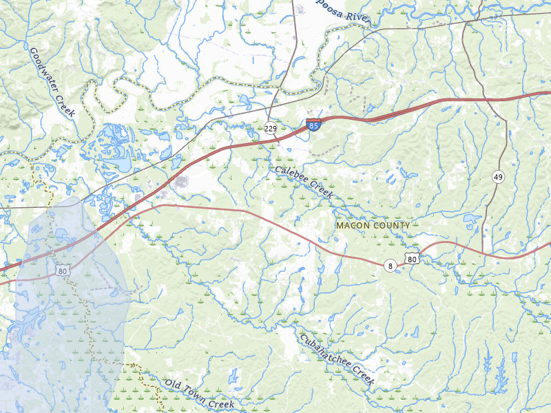 NEXRAD radar-signature map of the hail storm over Shorter, AL on Jul 29, 2026