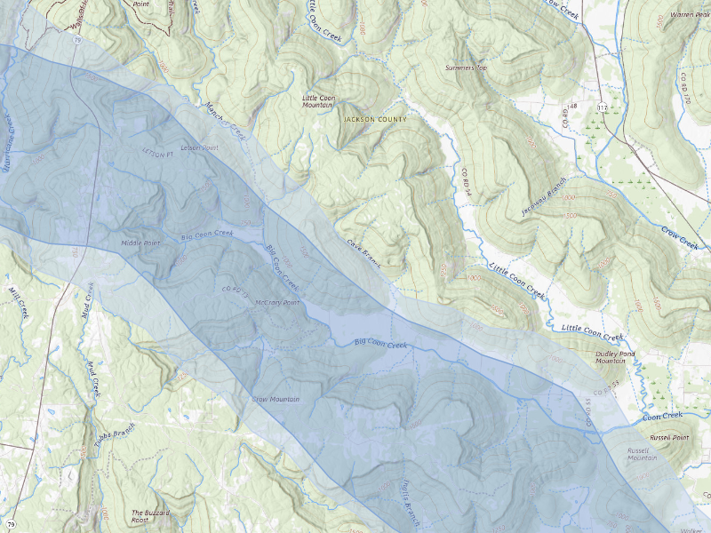 NEXRAD radar-signature map of the hail storm over Stevenson, AL on Aug 20, 2026