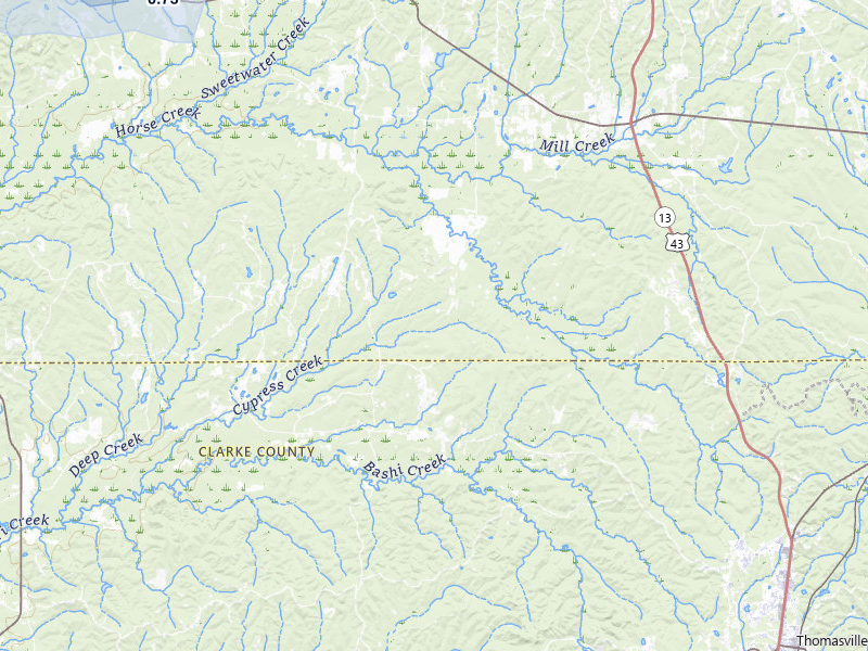 NEXRAD radar-signature map of the hail storm over Sweet Water, AL on Aug 21, 2026