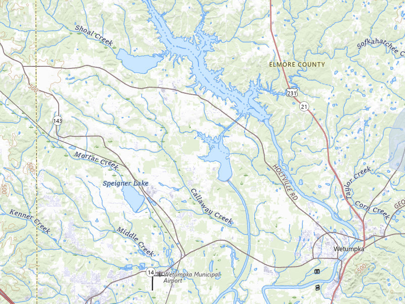 NEXRAD radar-signature map of the hail storm over Wetumpka, AL on Aug 13, 2026