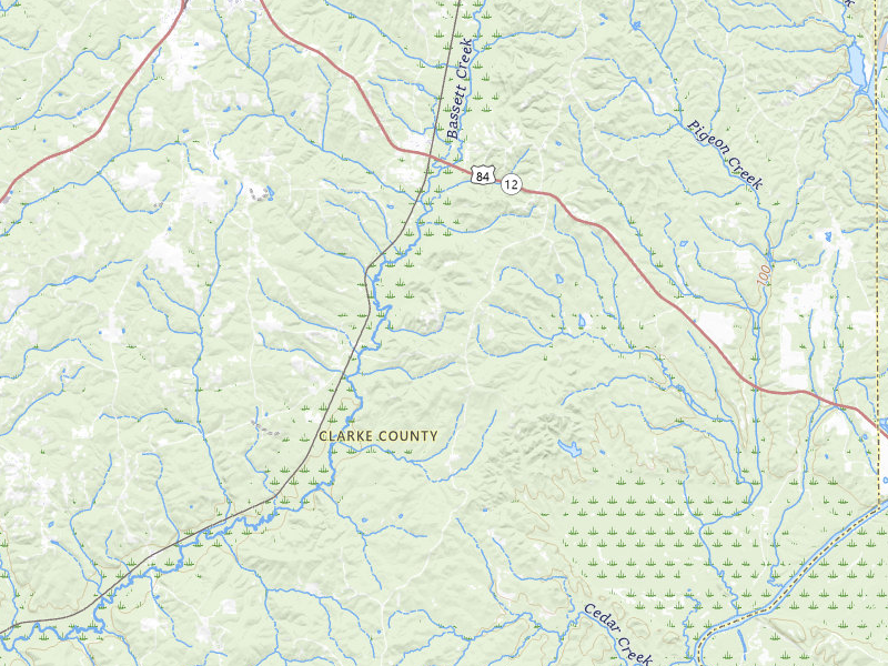 Radar-estimated hail-size map of the storm over Whatley, AL