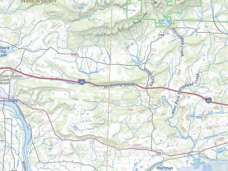 NEXRAD radar-signature map of the hail storm over Altus, AR on Jul 11, 2026
