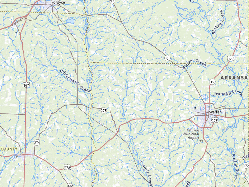 NEXRAD radar-signature map of the hail storm over Banks, AR on Apr 28, 2026