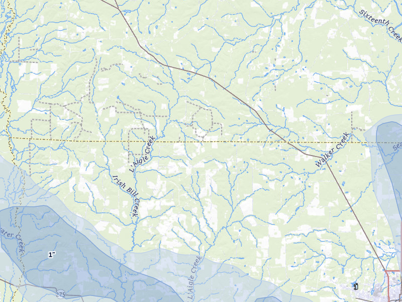 NEXRAD radar-signature map of the hail storm over Banks, AR on Jul 8, 2026