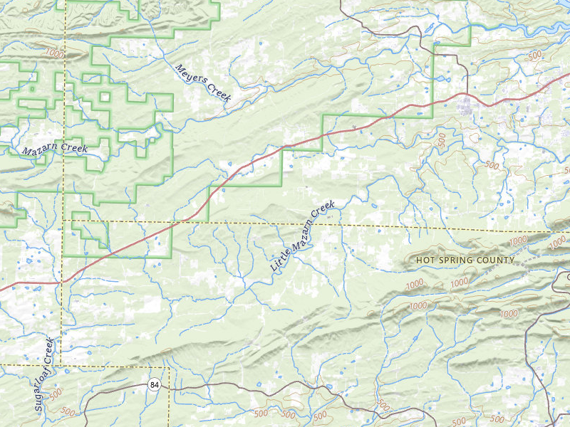 NEXRAD radar-signature map of the hail storm over Bonnerdale, AR on Jul 29, 2026