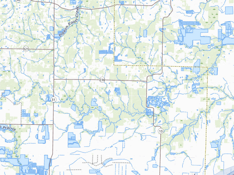 NEXRAD radar-signature map of the hail storm over Carlisle, AR on Aug 22, 2026