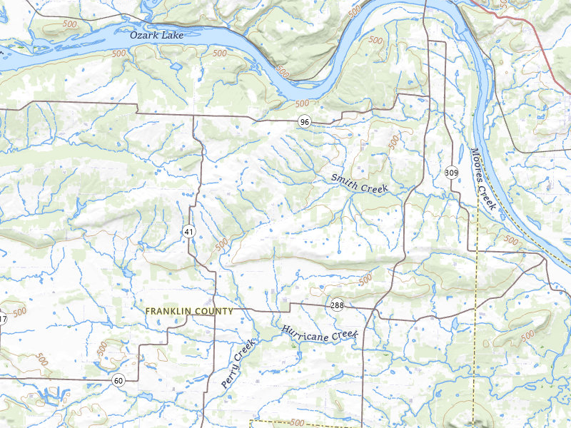 Radar-estimated hail-size map of the storm over Cecil, AR on Jul 29, 2026