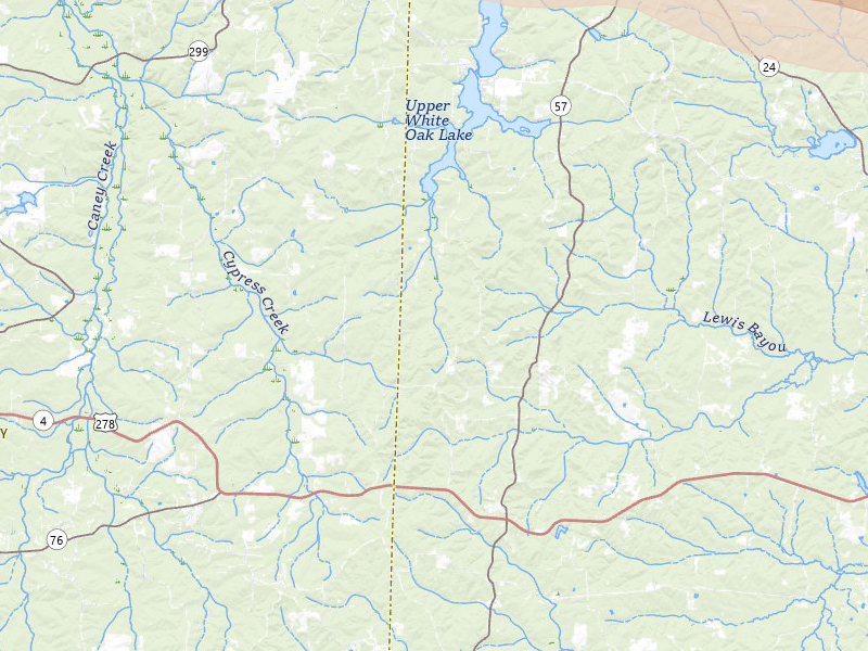 Radar-estimated hail-size map of the storm over Chidester, AR on Apr 28, 2026