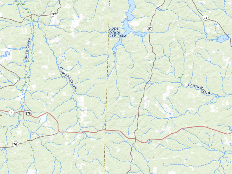 Radar-estimated hail-size map of the storm over Chidester, AR on May 8, 2026