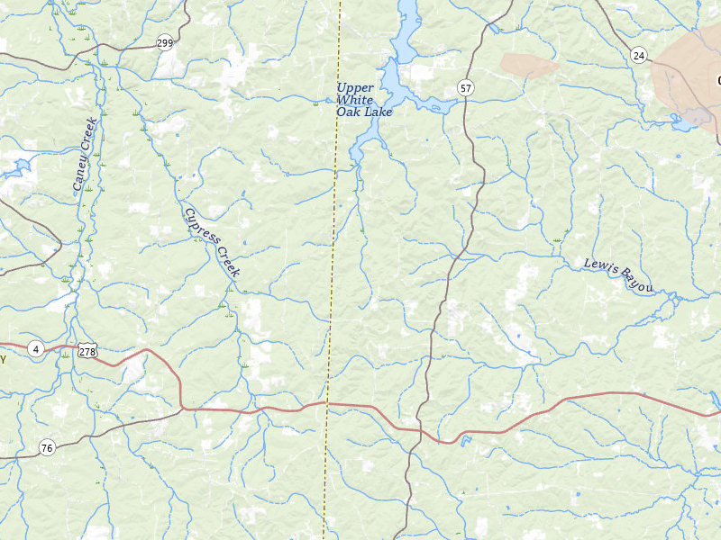 Radar-estimated hail-size map of the storm over Chidester, AR on Jul 6, 2026