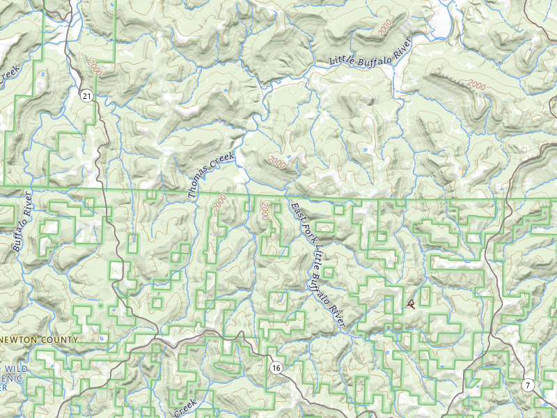 NEXRAD radar-signature map of the hail storm over Deer, AR on Apr 28, 2026