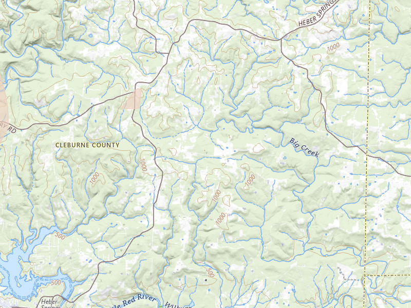 Radar-estimated hail-size map of the storm over Drasco, AR on Mar 15, 2026