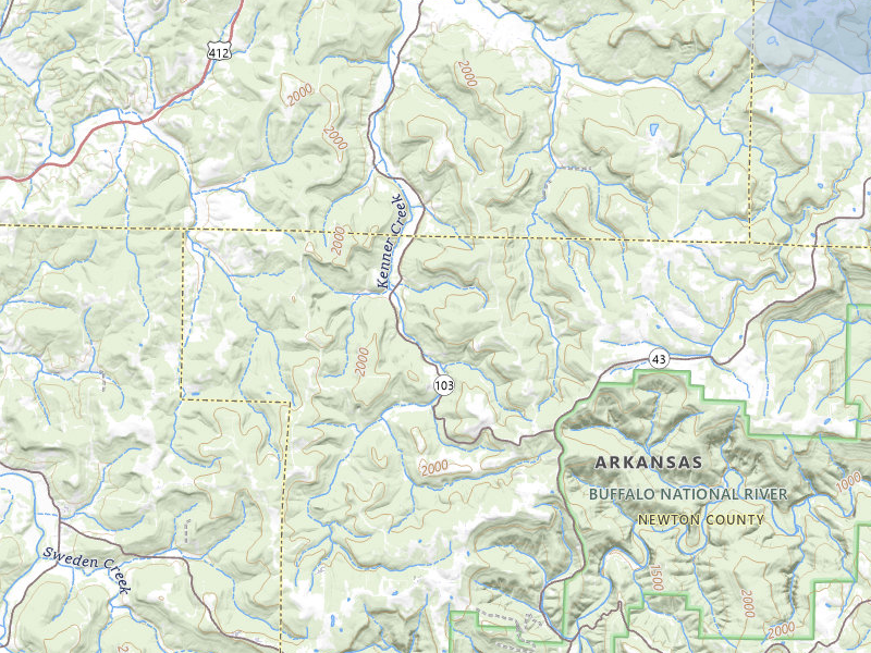 NEXRAD radar-signature map of the hail storm over Green Forest, AR on May 30, 2026